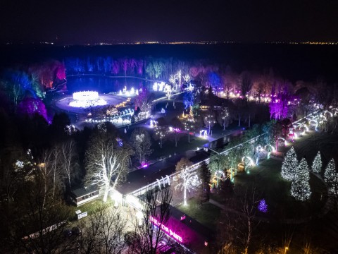 Park Miliona Świateł rozbłys na Kąpielisku Leśnym